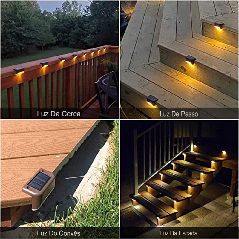 SolarDeck - Luminária Solar Para Jardim